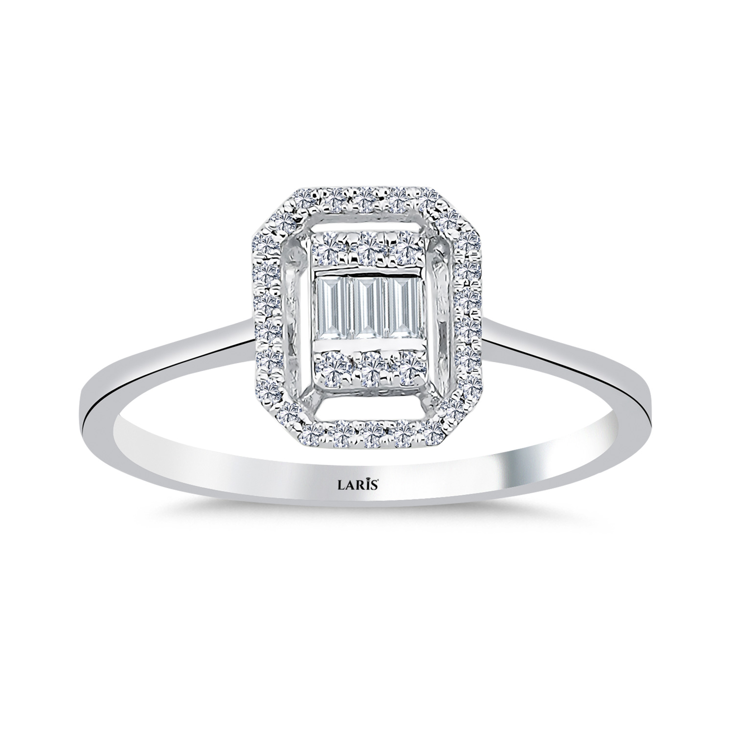 0,20 Karat Pırlanta Elysia Baget Yüzük