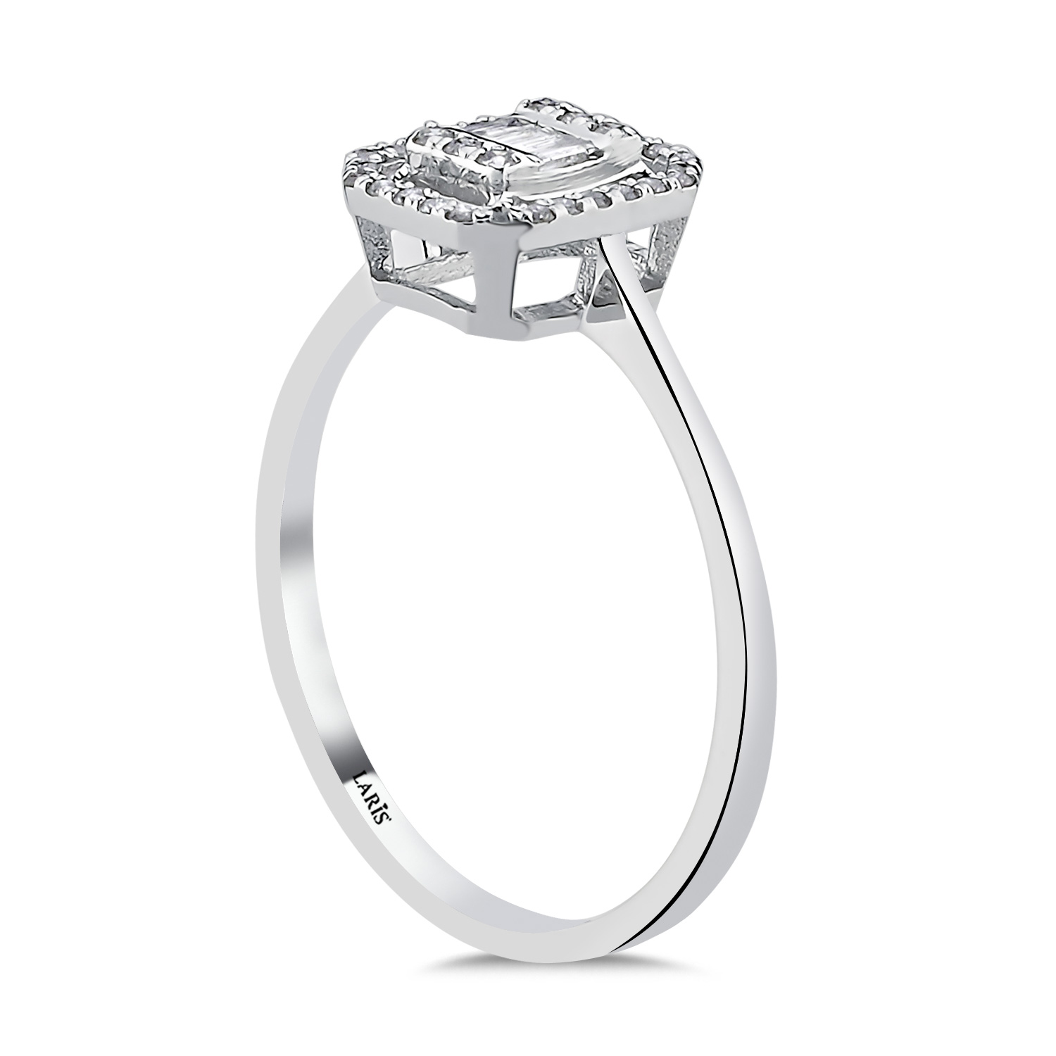 0,20 Karat Pırlanta Elysia Baget Yüzük