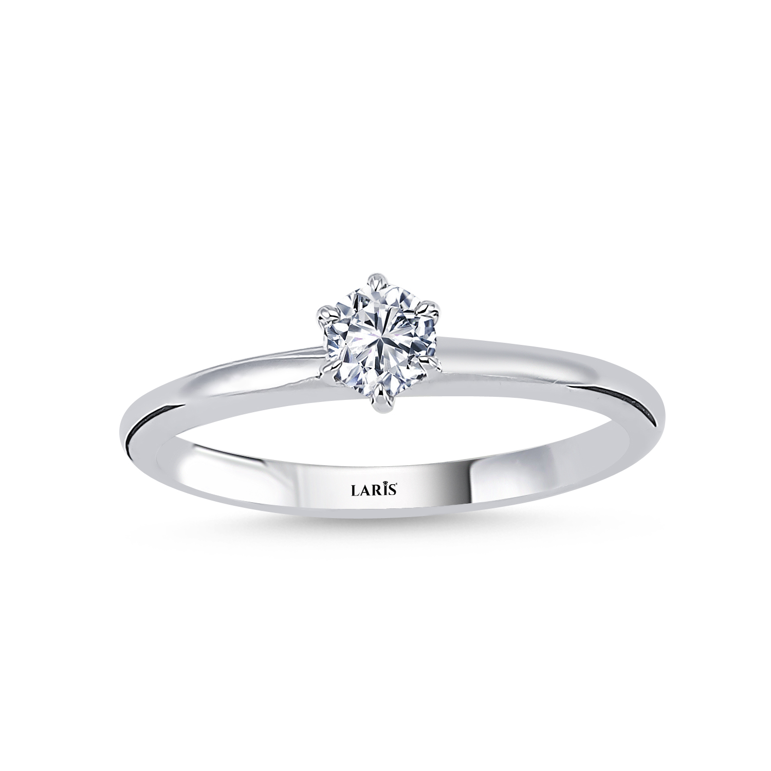 0,25 Karat Pırlanta TiffanyTektaş Yüzük