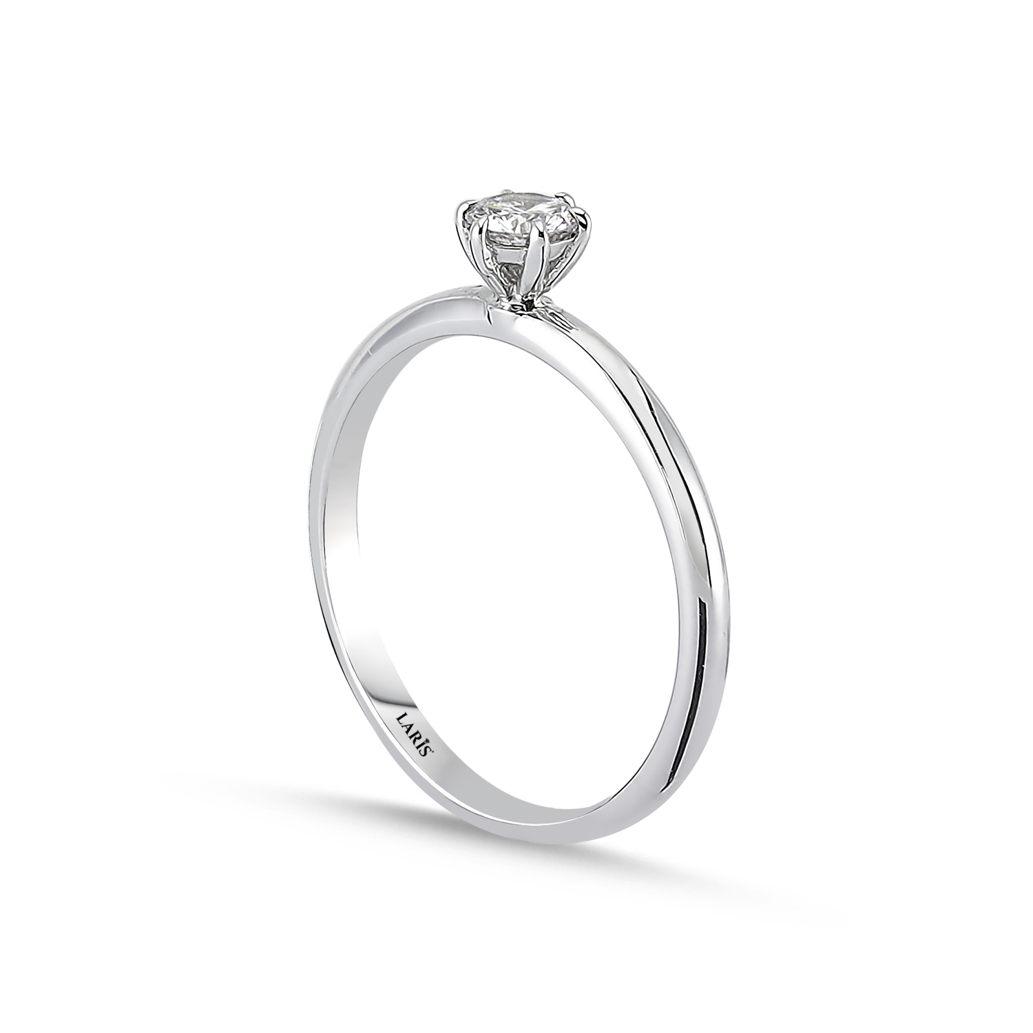 0,25 Karat Pırlanta TiffanyTektaş Yüzük