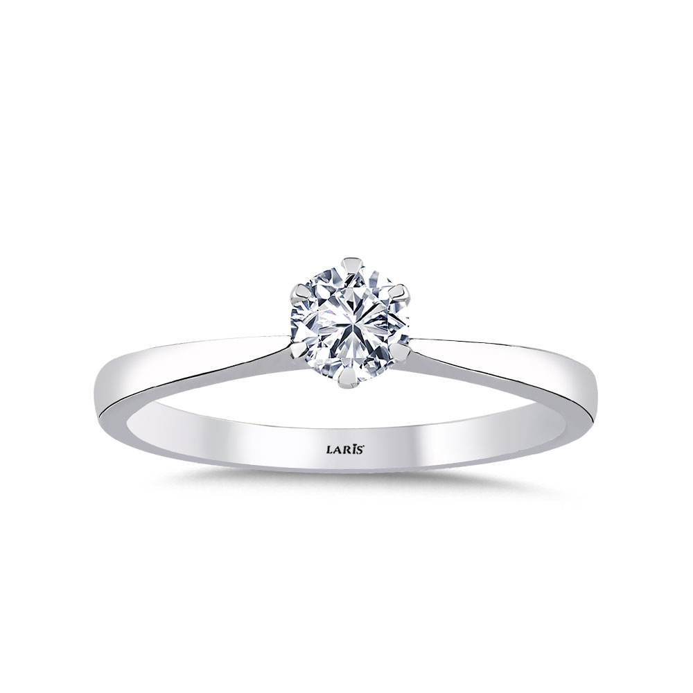 0,30 Karat Pırlanta Tektas Yüzük