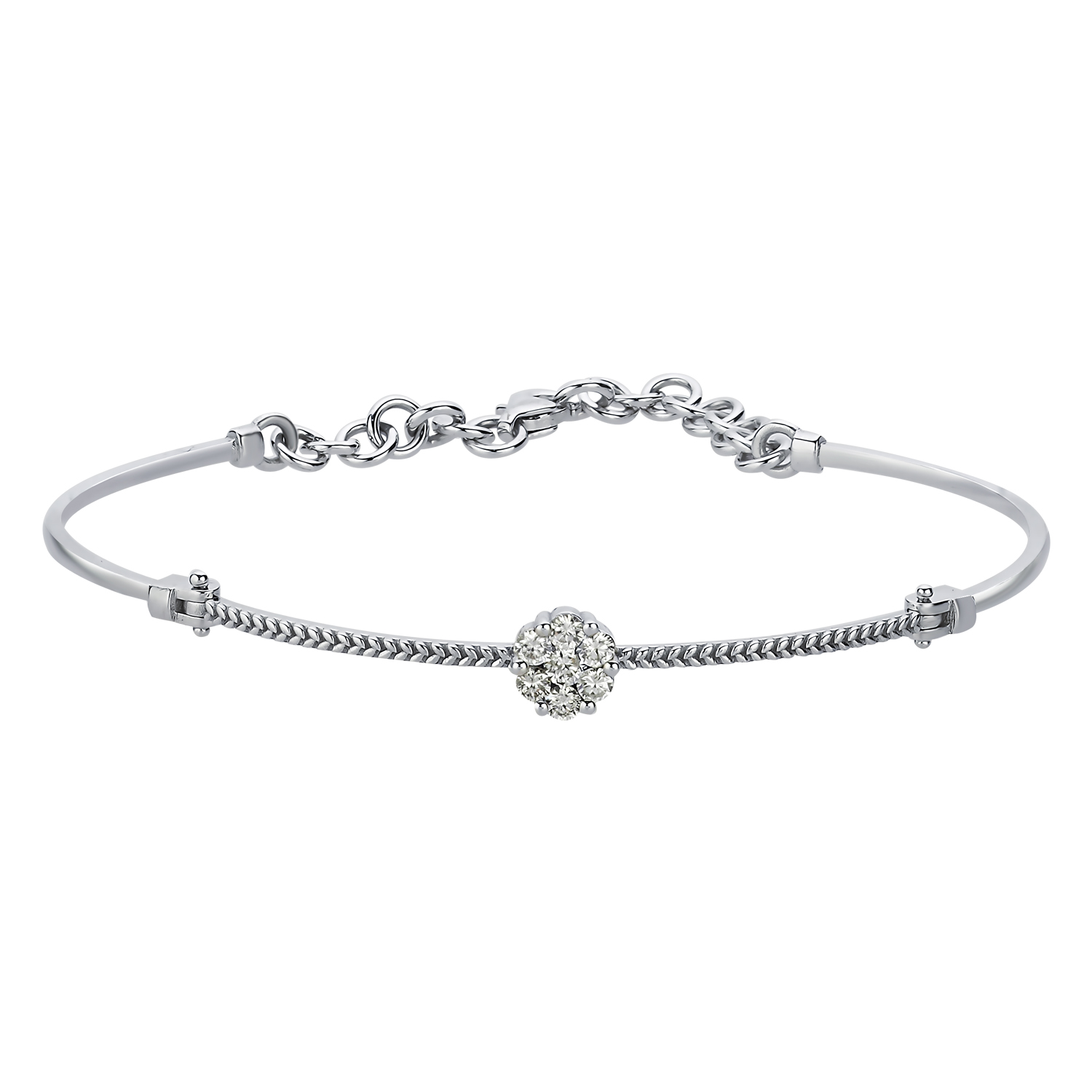 0,36 Karat Pırlanta Coronet Bileklik