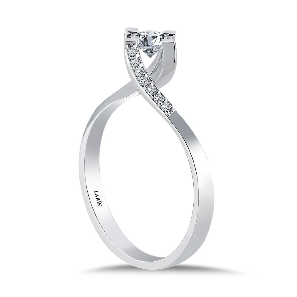 0,36 Karat Pırlanta Tektas Yüzük