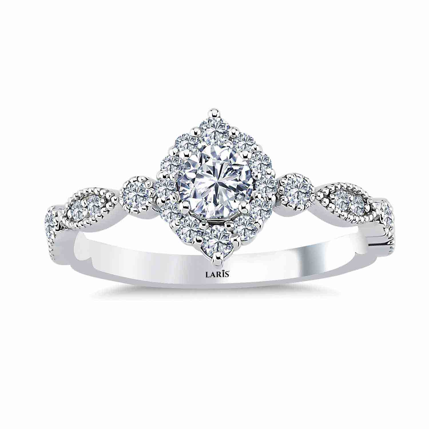 0,64 Karat Pırlanta Essence Vintage Tektaş Yüzük