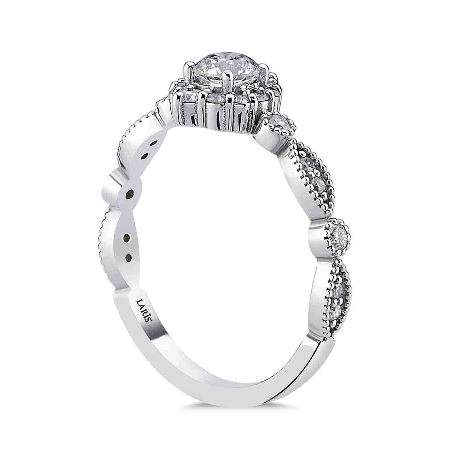 0,64 Karat Pırlanta Essence Vintage Tektaş Yüzük