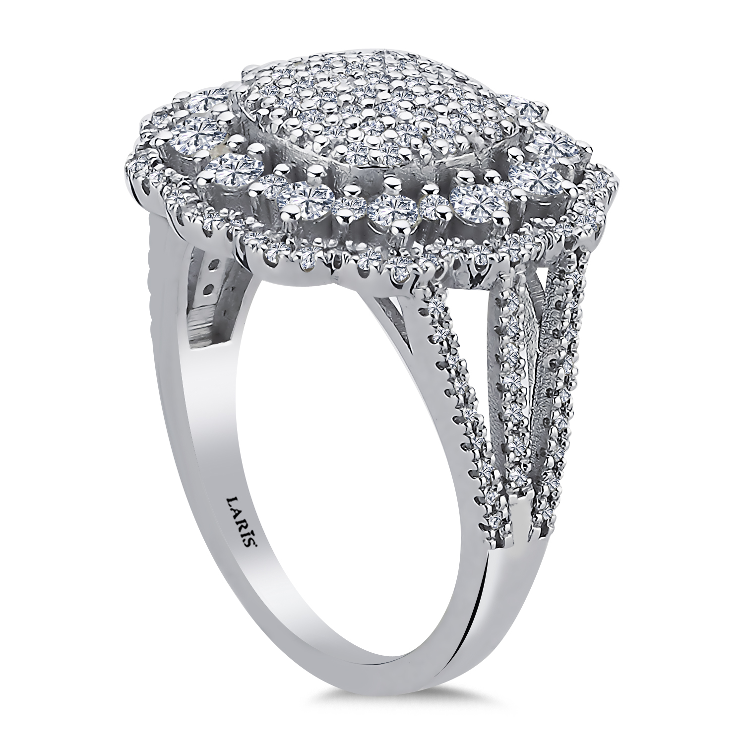 Özel Tasarım Yüzükler 1,26 Karat Pırlanta Baget Enchanté Tasarım Yüzük