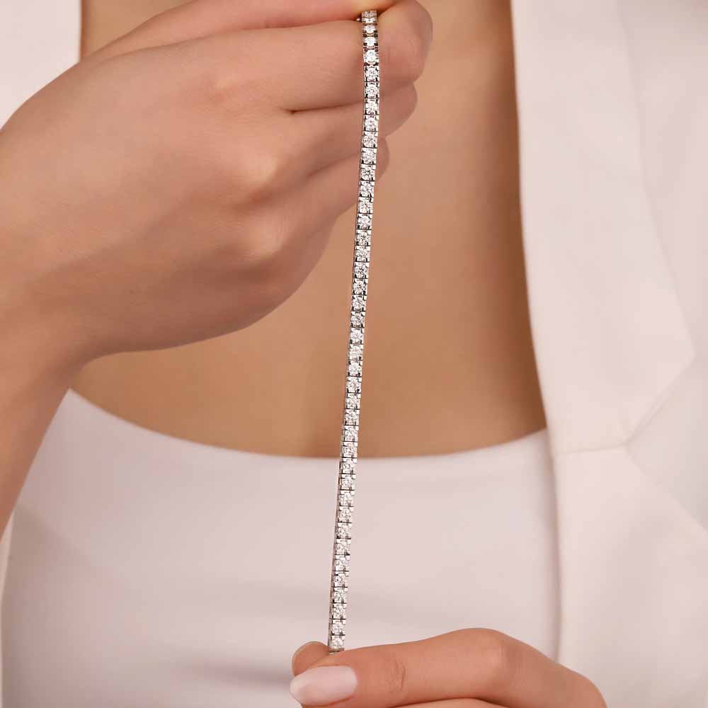 5,82 Karat Pırlanta Su Yolu Bileklik