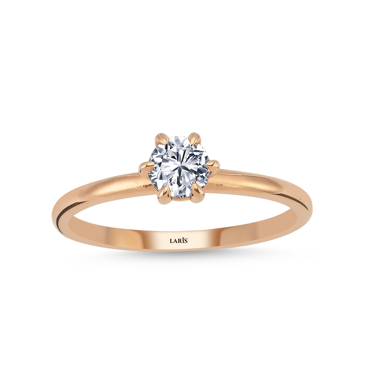 0,40 Karat Pırlanta Tiffany Tektaş Yüzük