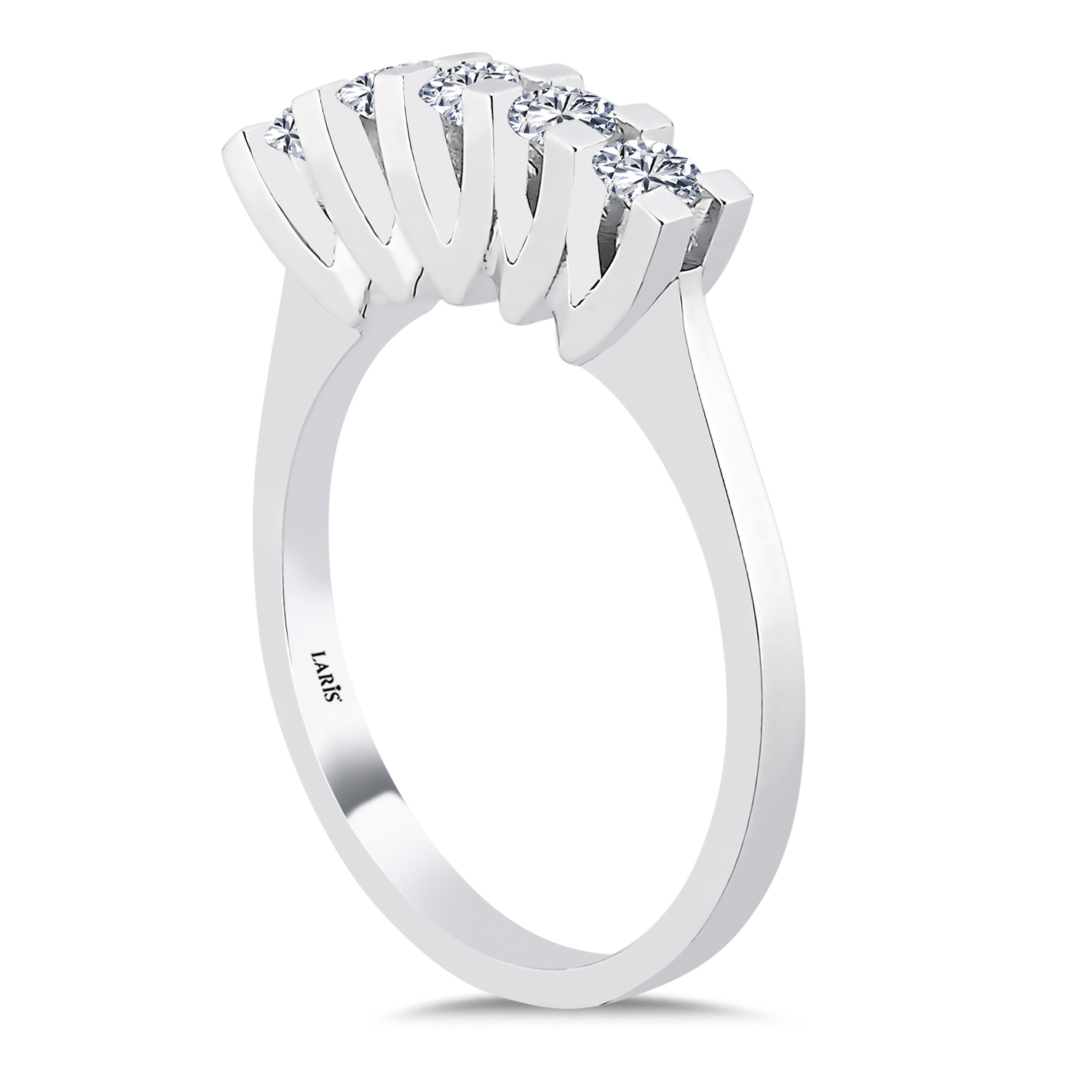 0.45 Karat Pırlanta Beştaş Yüzük