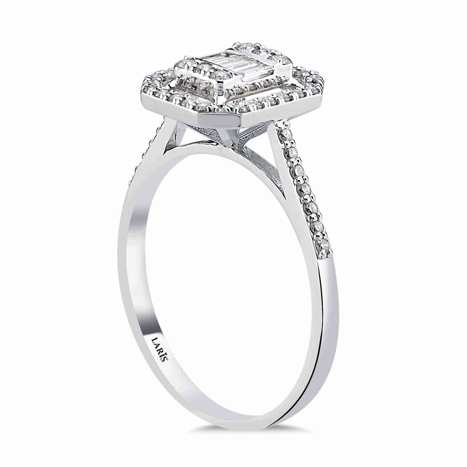 Baget Yüzükler 0,40 Karat Pırlanta Liora Baget Yüzük