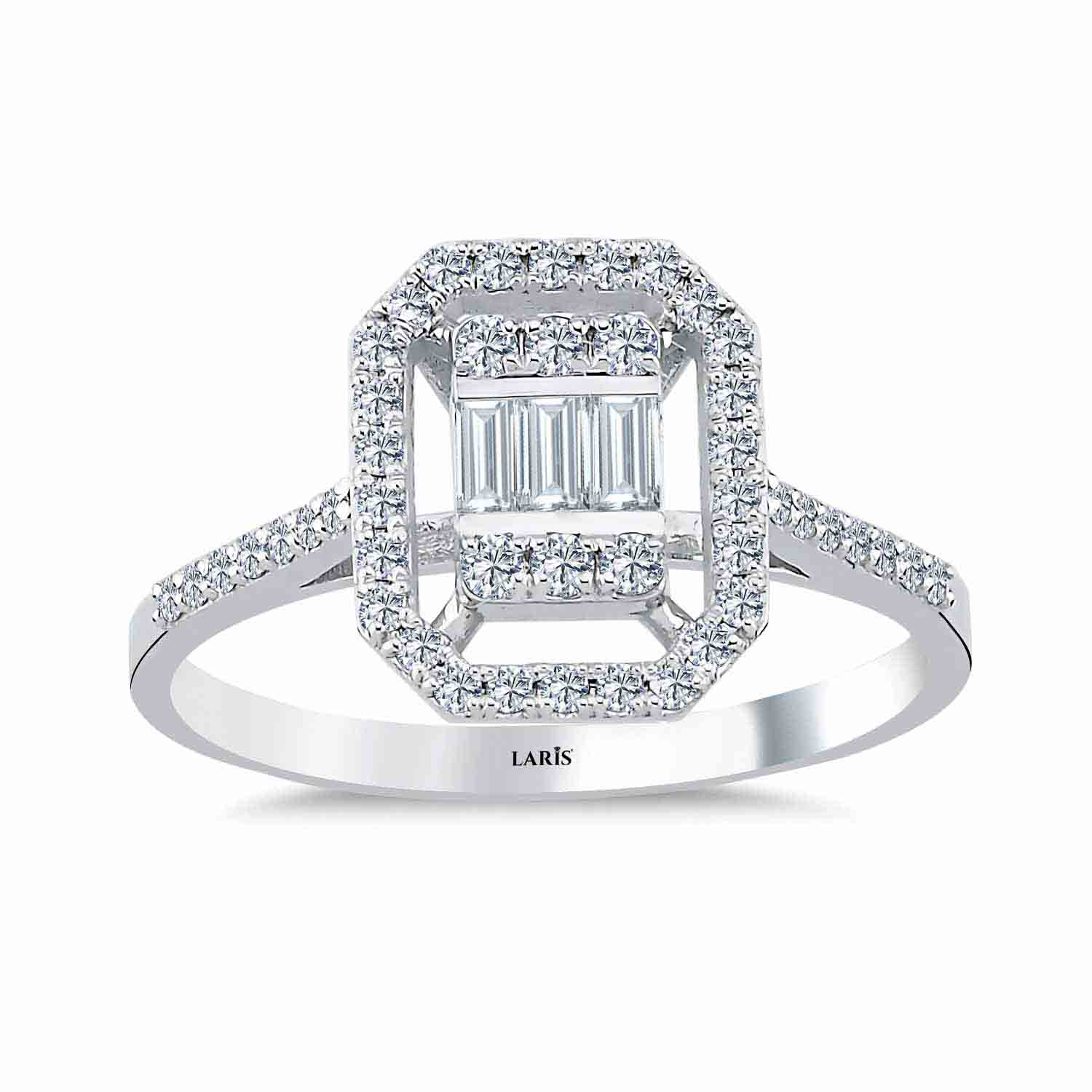 Baget Yüzükler 0,40 Karat Pırlanta Liora Baget Yüzük