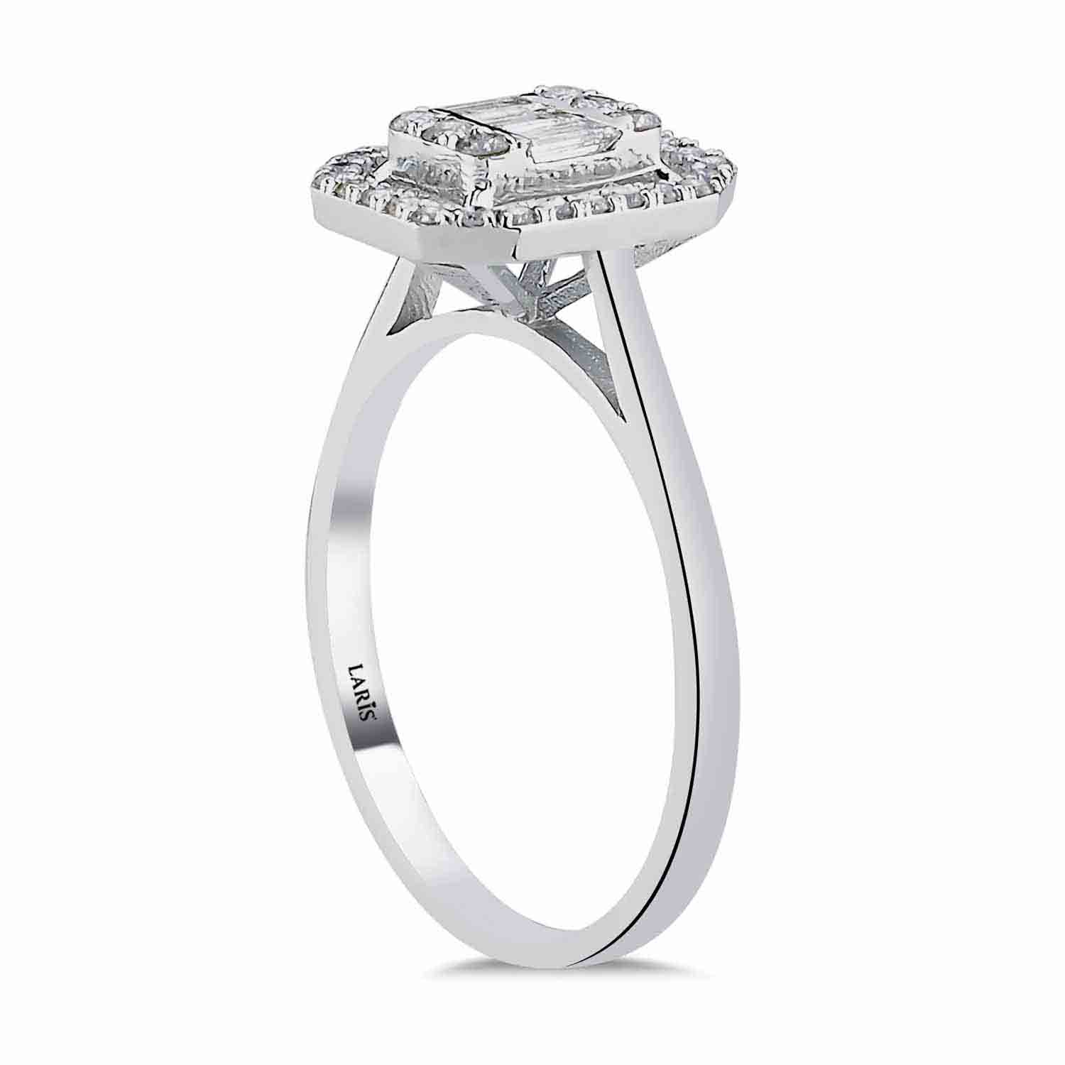 Baget Yüzükler 0,40 Karat Pırlanta Liora Baget Yüzük