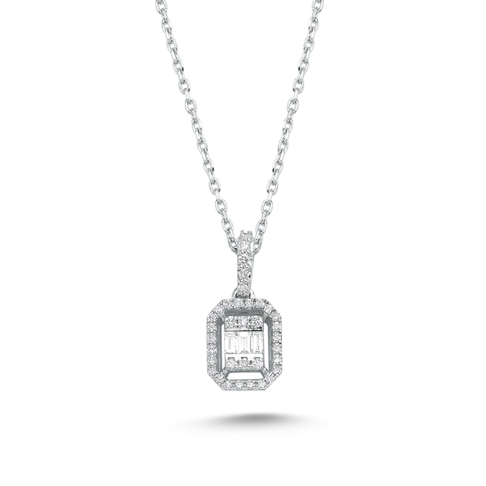 0,18 Karat Pırlanta Kolye