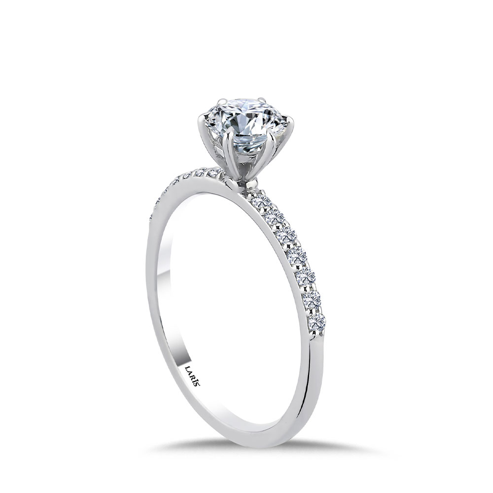 0,90 Karat Pırlanta Tiffany Tektaş Yüzük