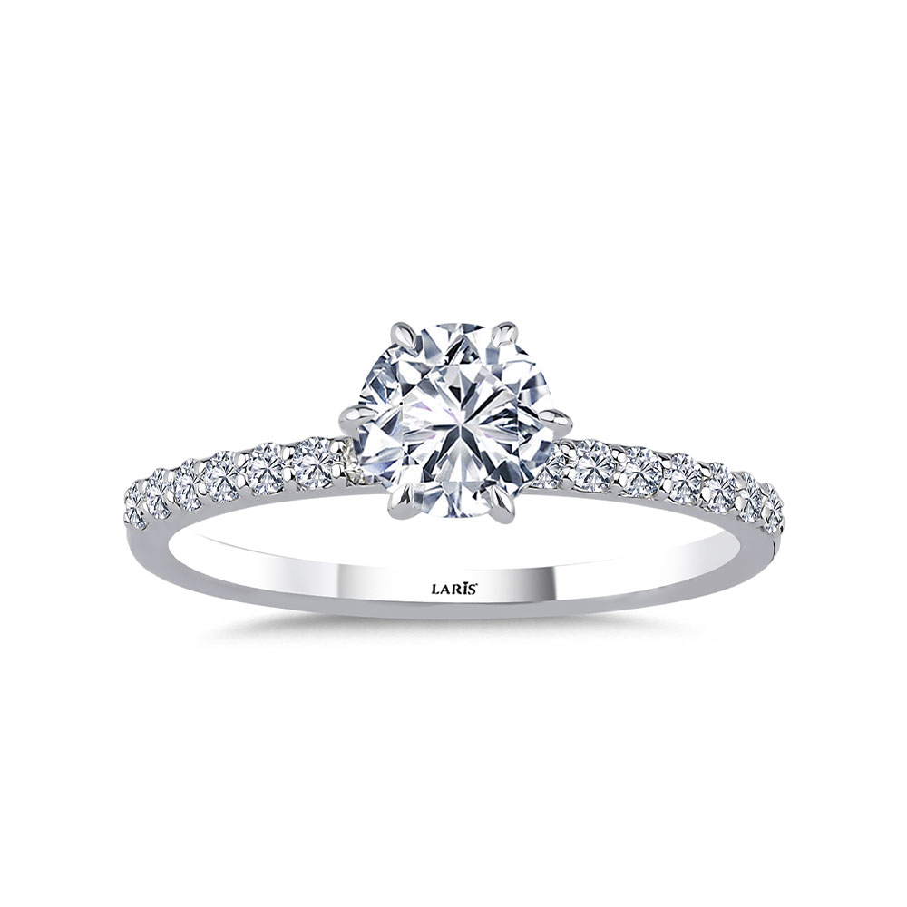 Tektaş Yüzükler 0,90 Karat Pırlanta Tiffany Tektaş Yüzük