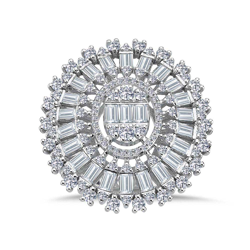 2,90 Karat Pırlanta Taşlı Mega Polaris Tasarım Yüzük