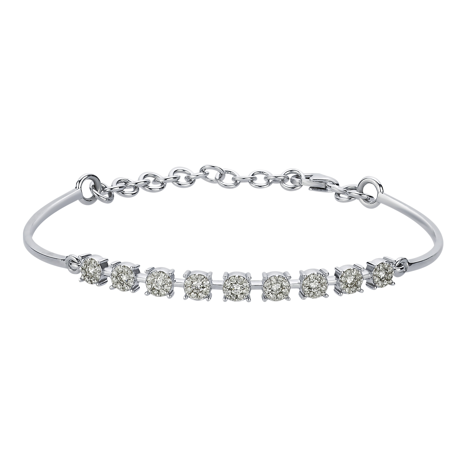 0,65 Karat Pırlanta Coronet Bileklik