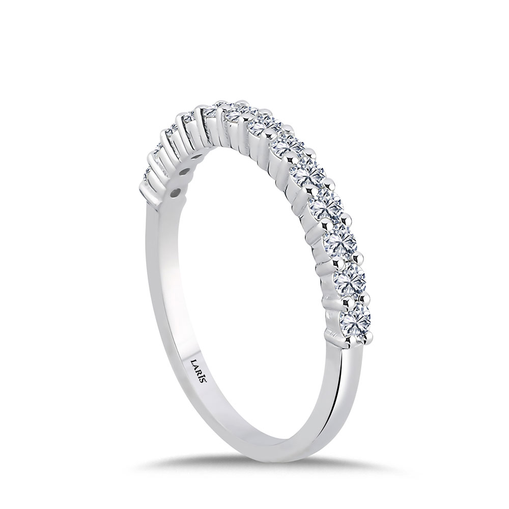 0,45 Karat Pırlanta Yarımtur Yüzük