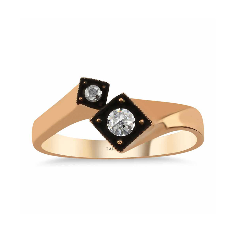 Elmas Yüzükler 0,10 Karat Elmas Fantezi Yüzük