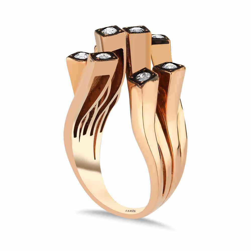 Elmas Yüzükler 0,30 Karat Elmas Fantezi Yüzük