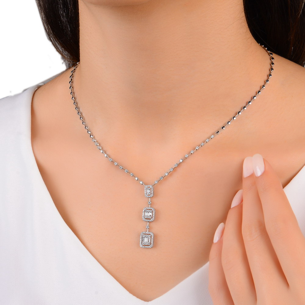 1,25 Karat Pırlanta Baget Yüzük