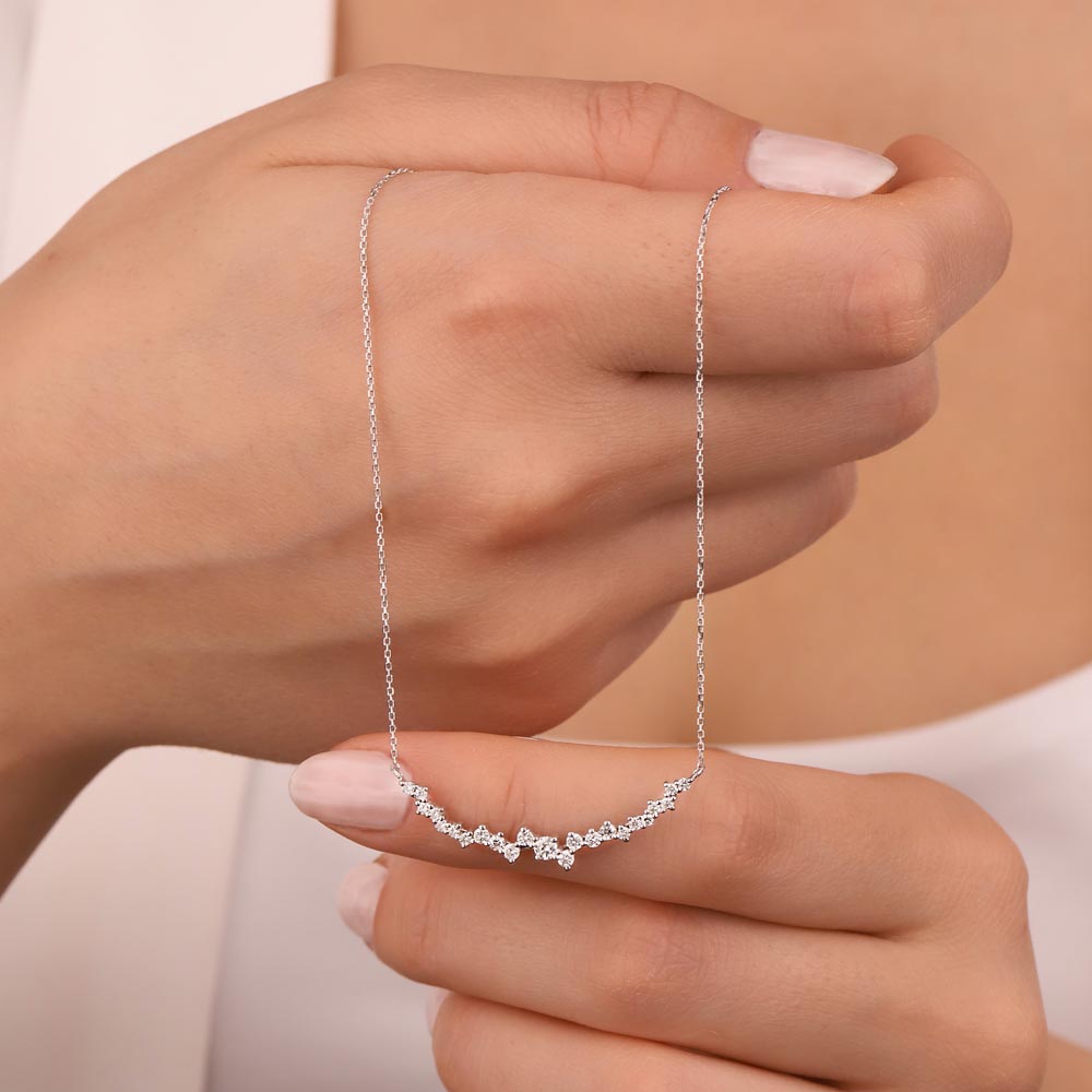 0,39 Karat Pırlanta Özel Tasarım Fantezi Kolye