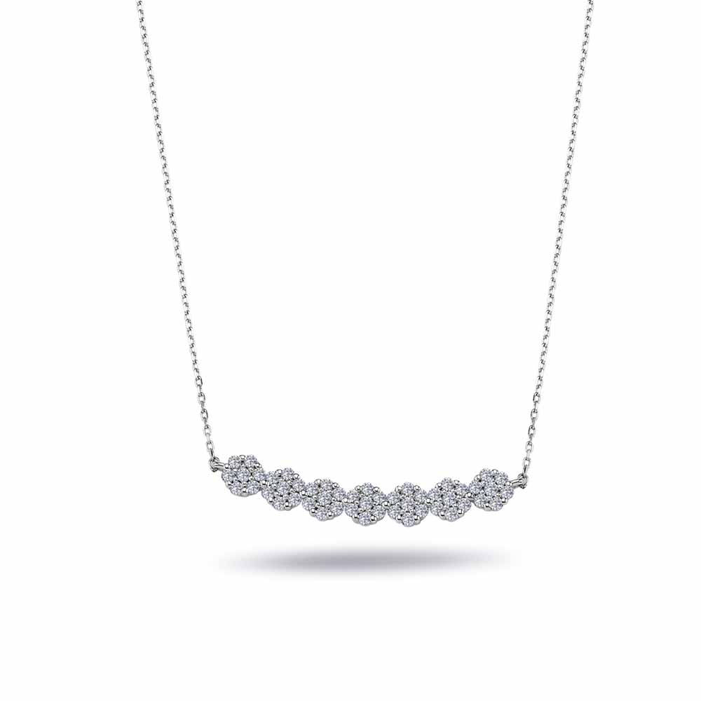 0,45 Karat Pırlanta Coronet Kolye