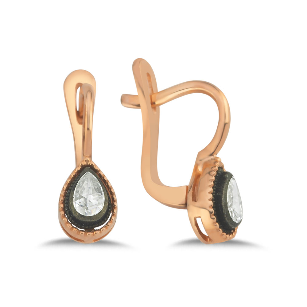 0,20 Karat Elmas Damla Küpe