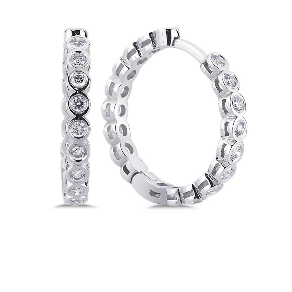 0,44 Karat Pırlanta Halka Küpe