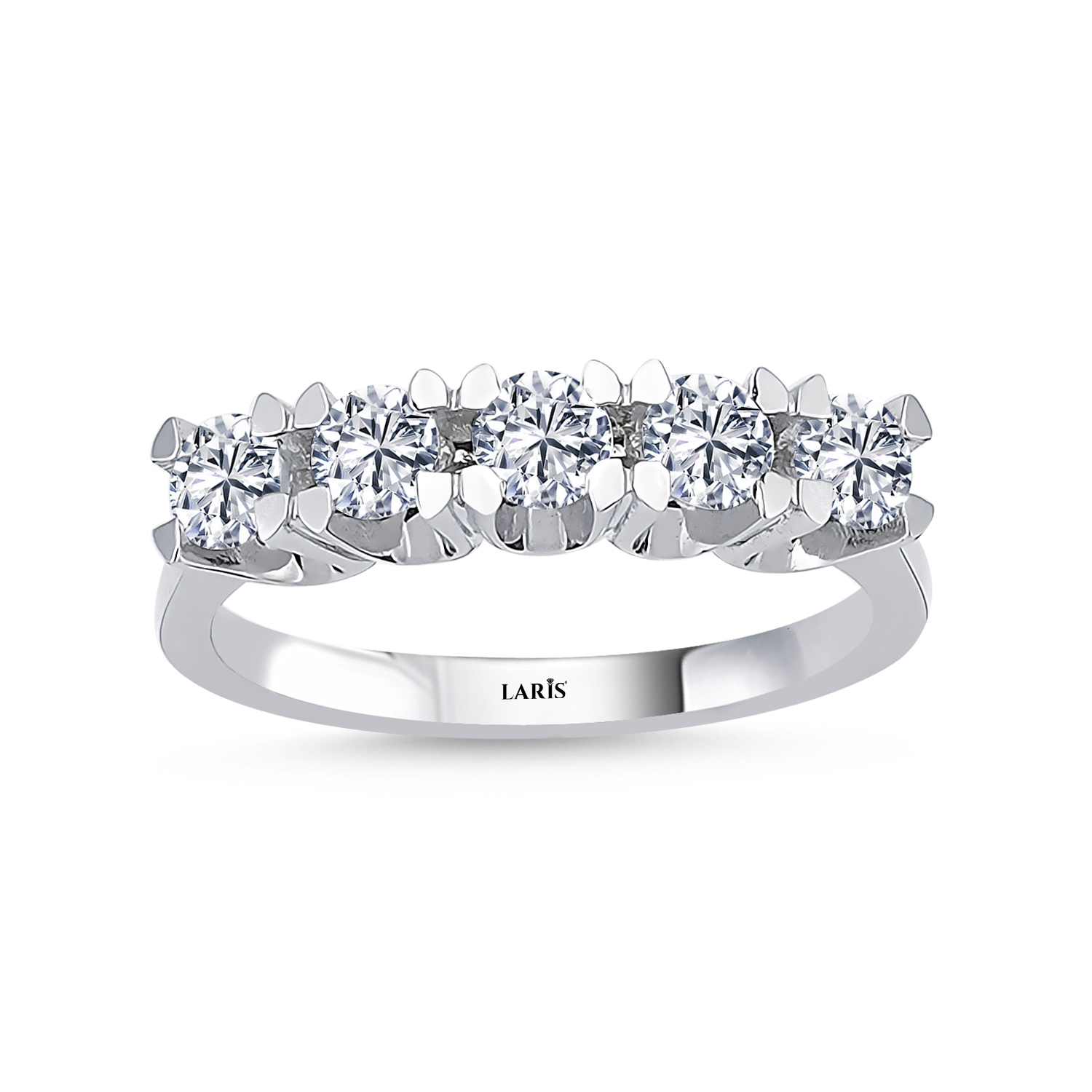 Beştaş Yüzükler 0,75 Karat Pırlanta Beştaş Yüzük