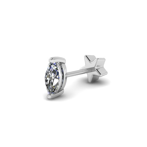 0,10 Karat Markiz Kesim Pırlanta Tektaş Hızma