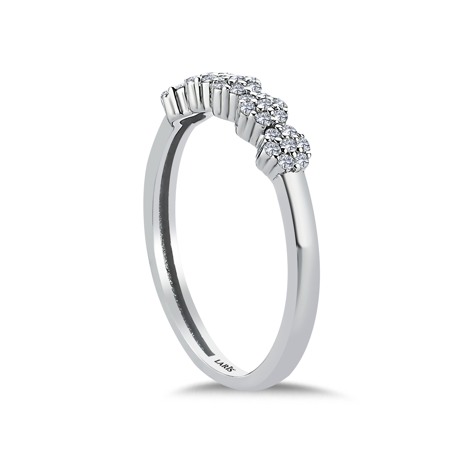 0,23 Karat Pırlanta Beştaş Coronet Yüzük