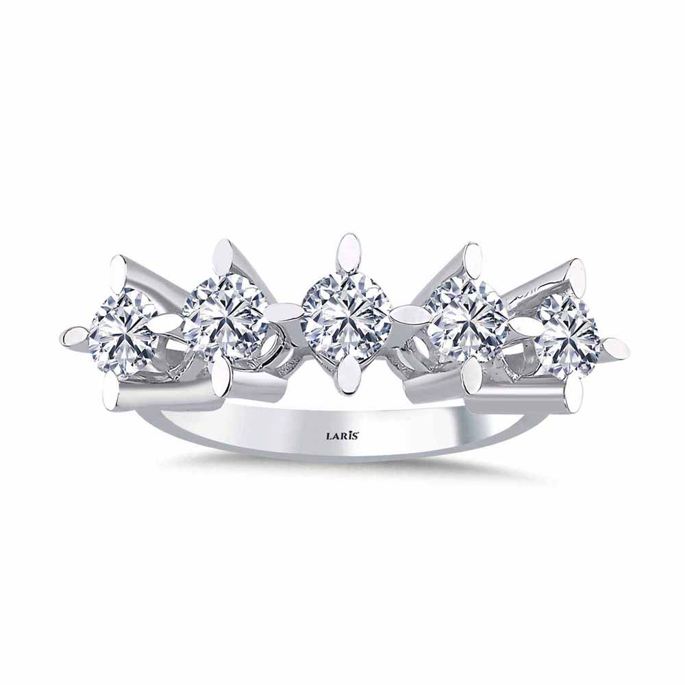 Beştaş Yüzükler 1,25 Karat Pırlanta Badem Serene Beştaş Yüzük