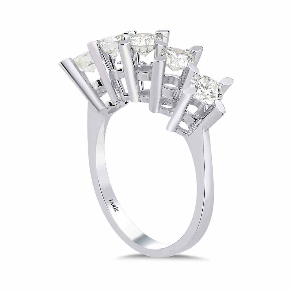 Beştaş Yüzükler 1,25 Karat Pırlanta Badem Serene Beştaş Yüzük