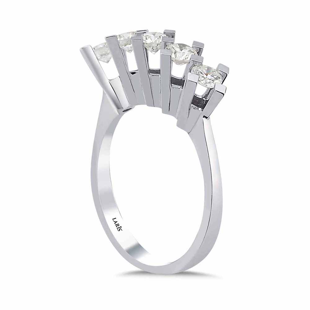 0,75 Karat Pırlanta Kare Tırnak Valiente Beştaş Yüzük