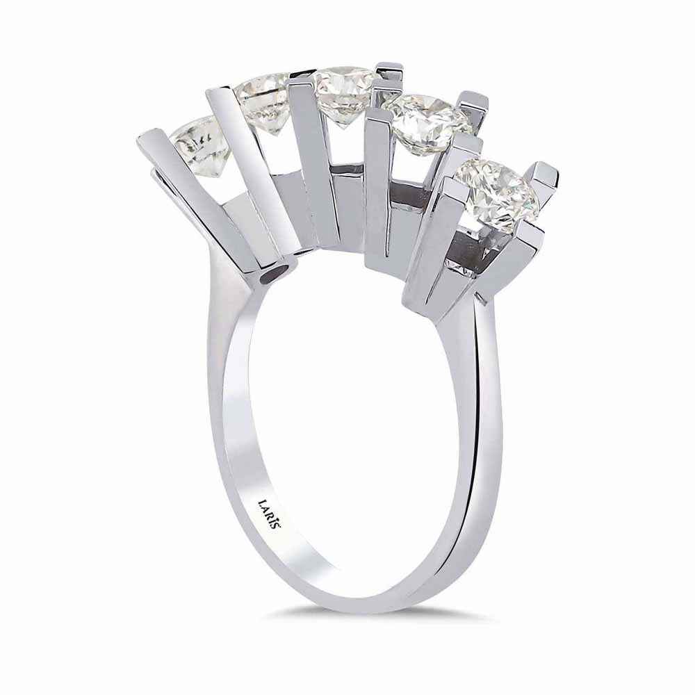 1,00 Karat Pırlanta Kare Tırnak Valiente Beştaş Yüzük