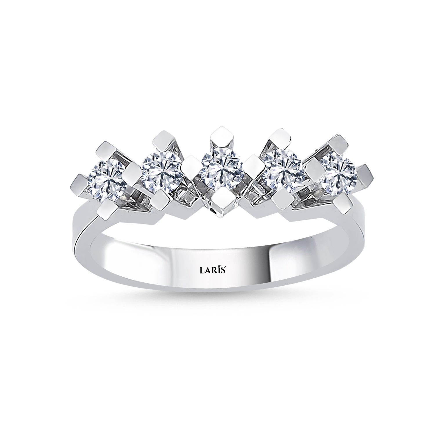 0.40 Karat Pırlanta Kare Tırnak Valiente Beştaş Yüzük