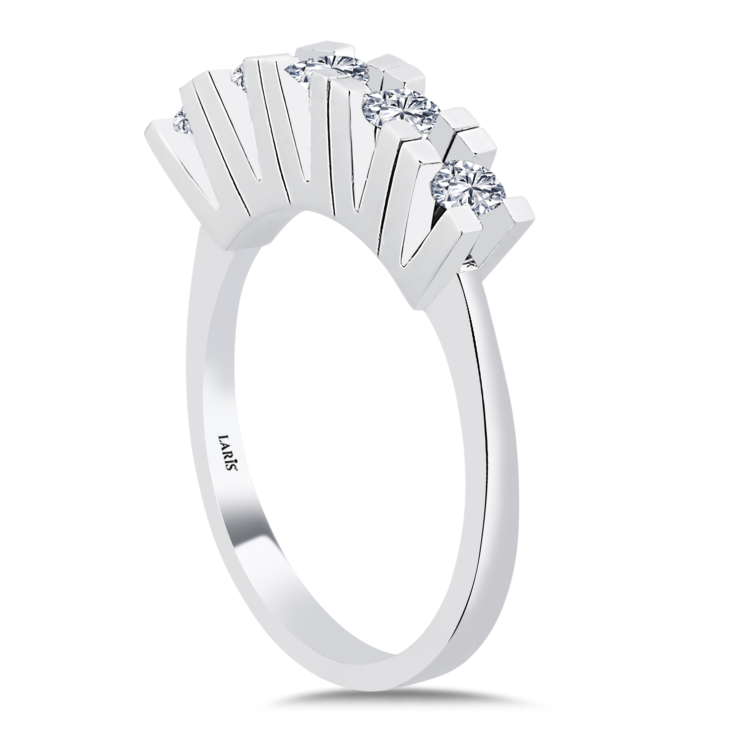 0.50 Karat Pırlanta Beştaş Yüzük