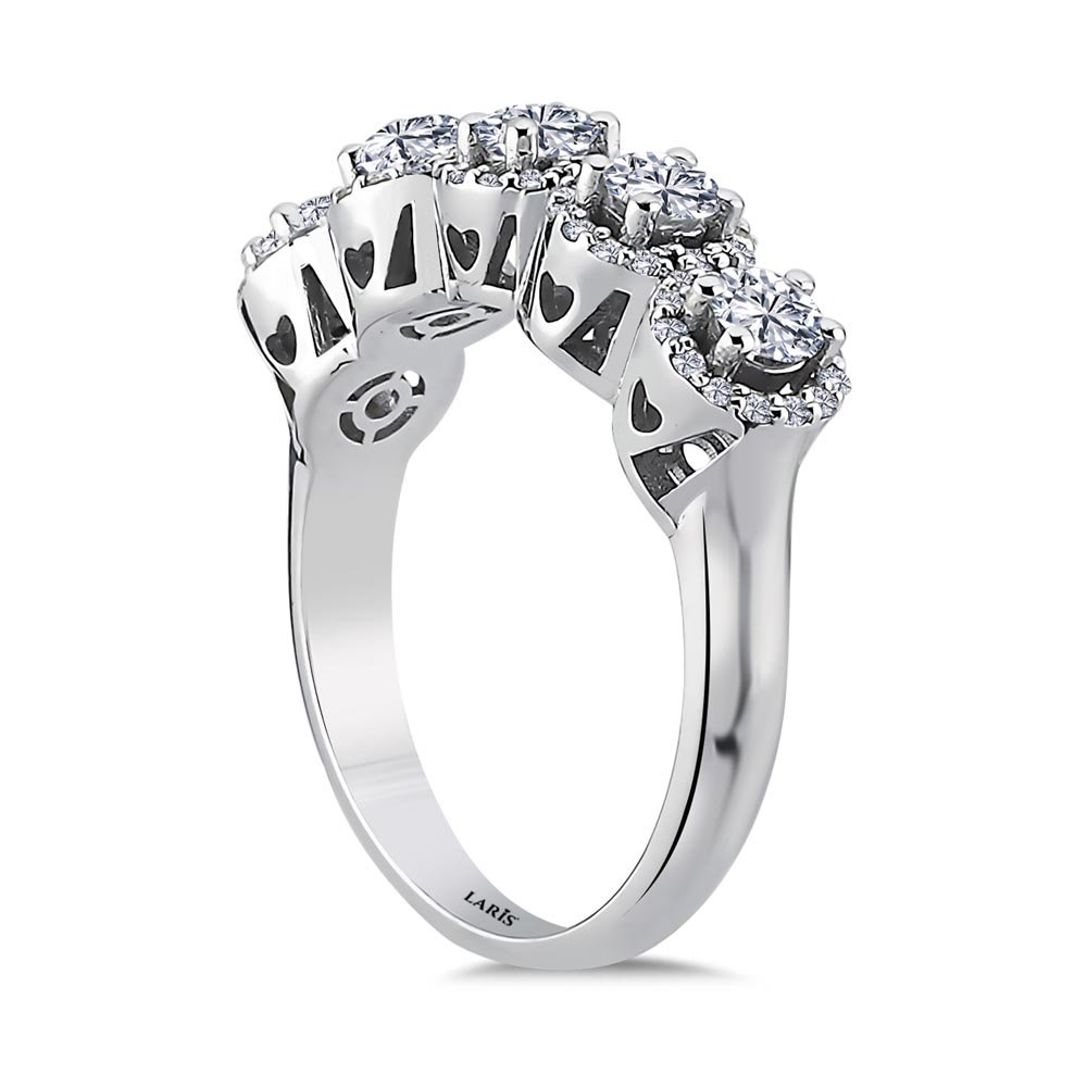 0,85 ct. Pırlanta Beştaş Halo Yüzük