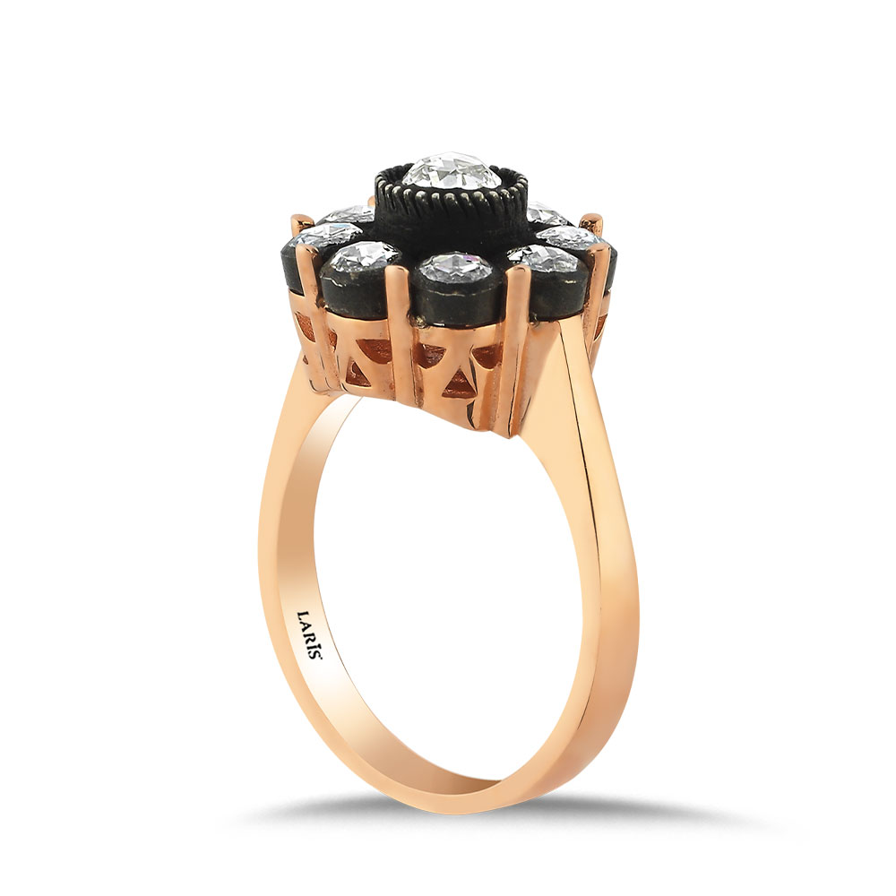 Elmas Yüzükler 0,73 Karat Elmas Gül Yüzük