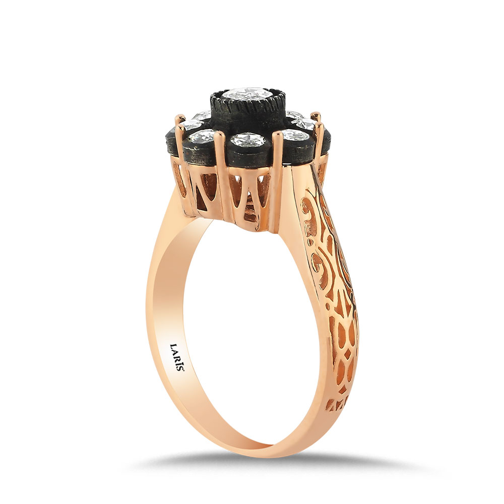 Elmas Yüzükler 0,43 Karat Elmas Gül Yüzük