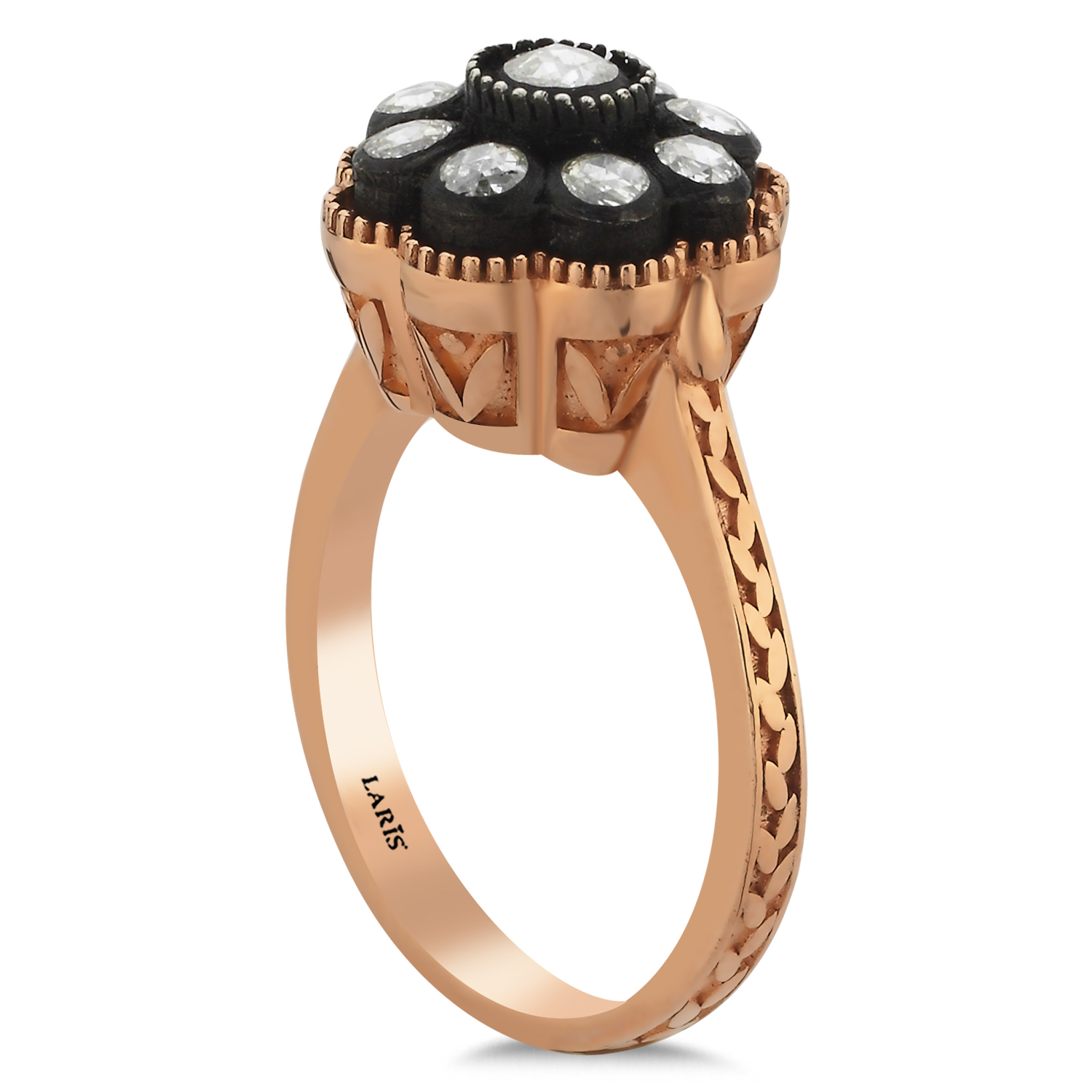 Elmas Yüzükler 0.33 Karat Elmas Gül Yüzük