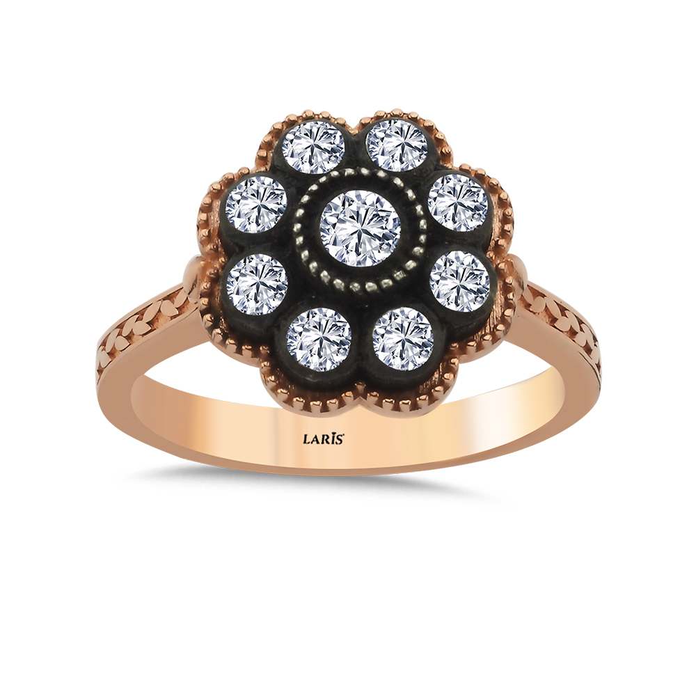 Elmas Yüzükler 0.33 Karat Elmas Gül Yüzük