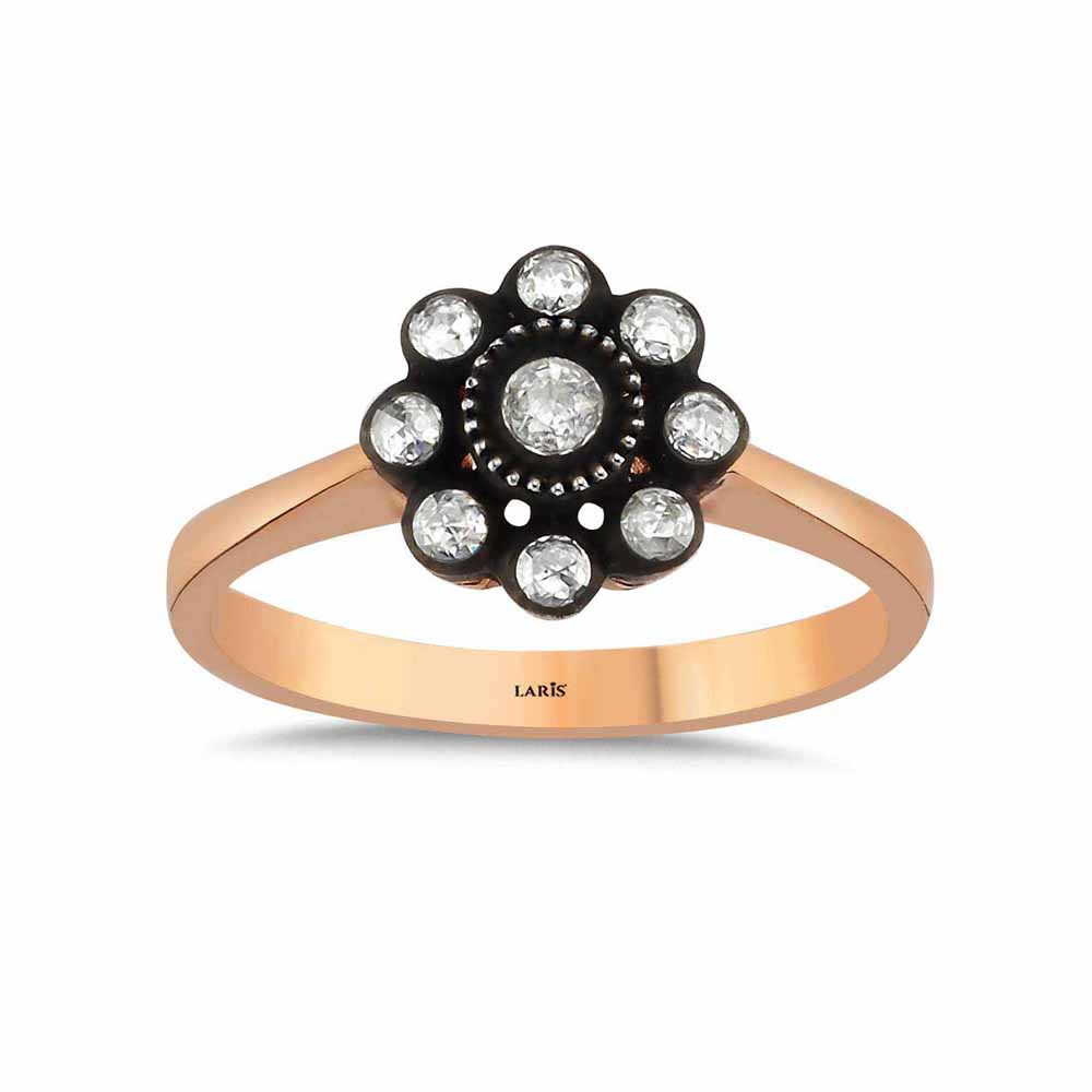 Elmas Yüzükler 0.20 Karat Elmas Gül Yüzük