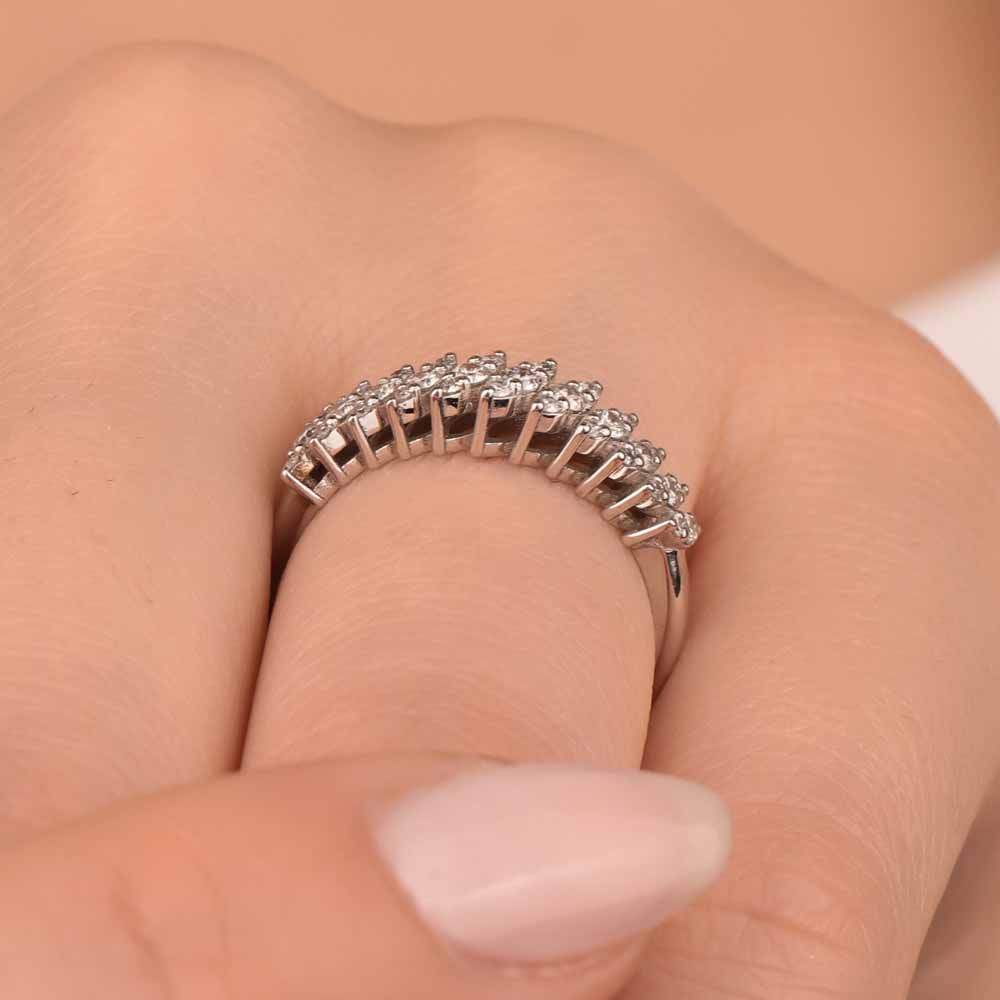 0,40 Karat Pırlanta Özel Tasarım Alyans Yüzük