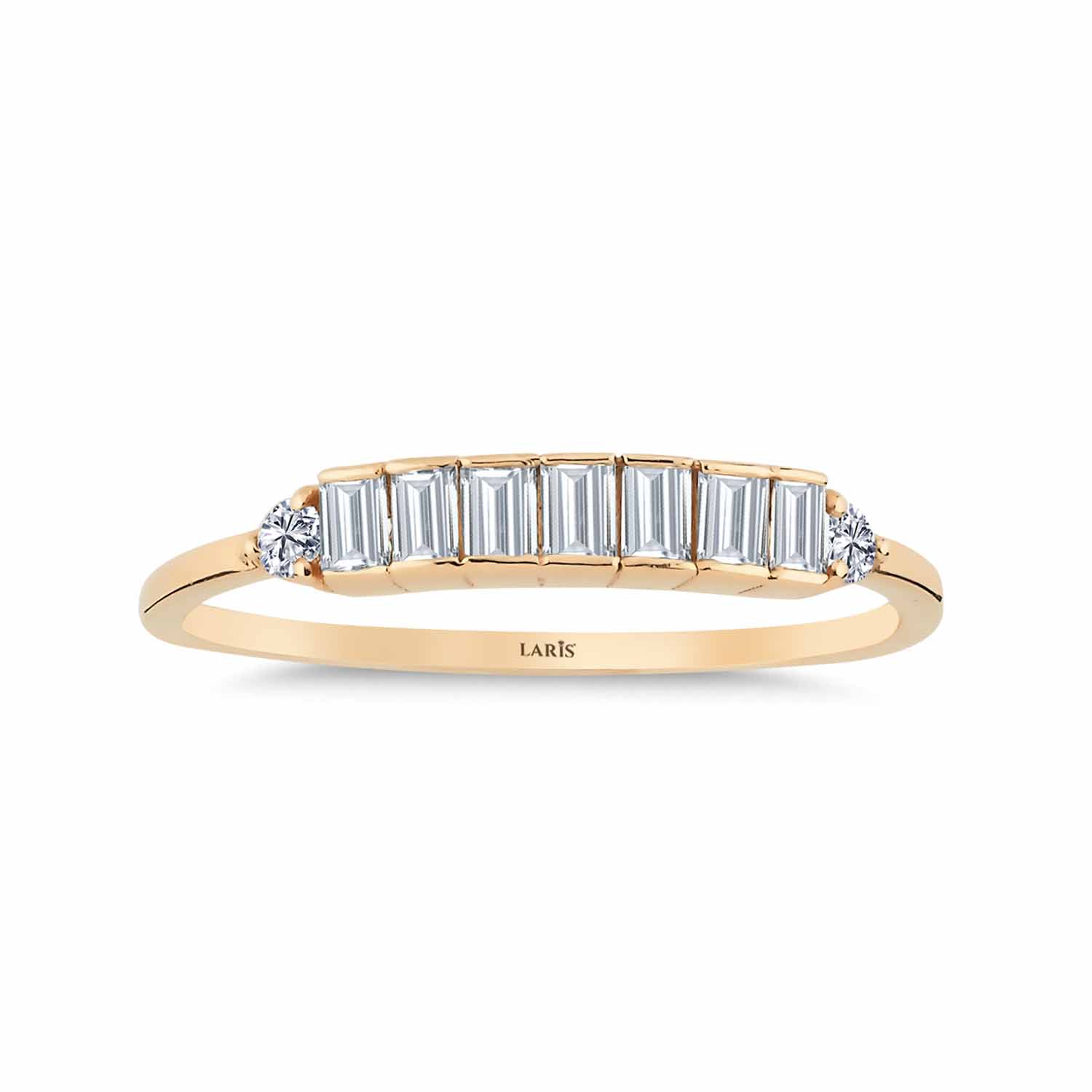 Vintage Yüzükler 0,36 Karat Pırlanta Özel Tasarım Vintage Yarımtur Yüzük