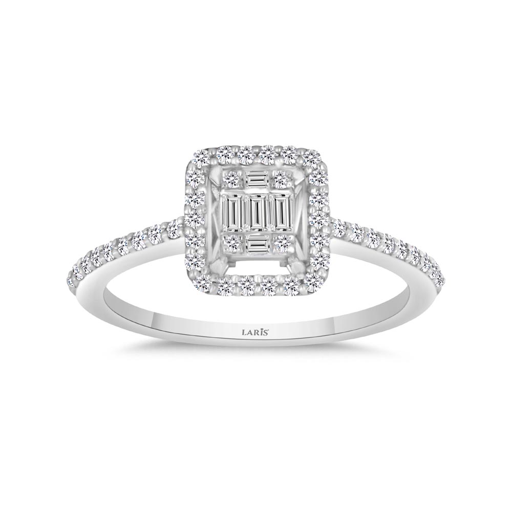 0.33 Karat Pırlanta Baget Yüzük