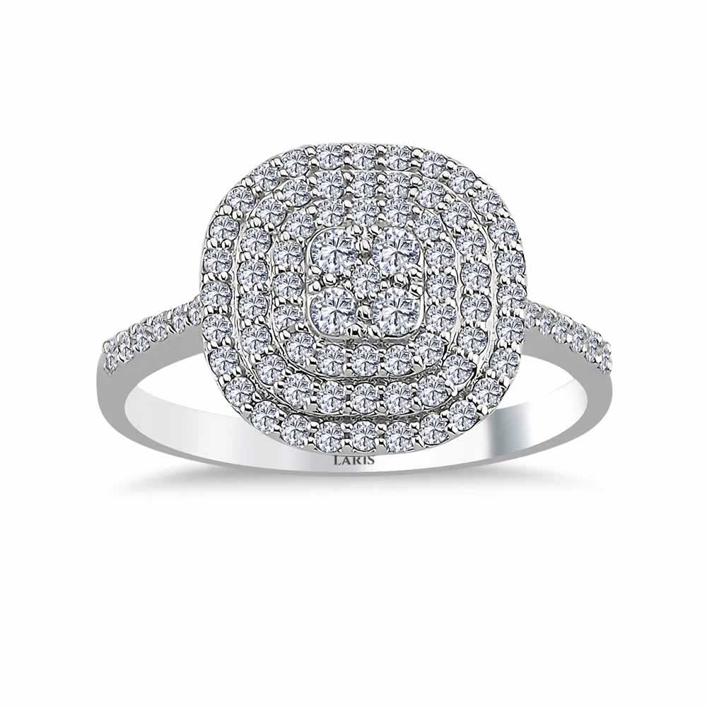 0,58 Karat Pırlanta Coronet Yüzük