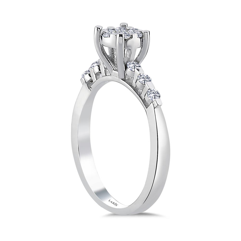 0,41 Karat Pırlanta Coronet Yüzük