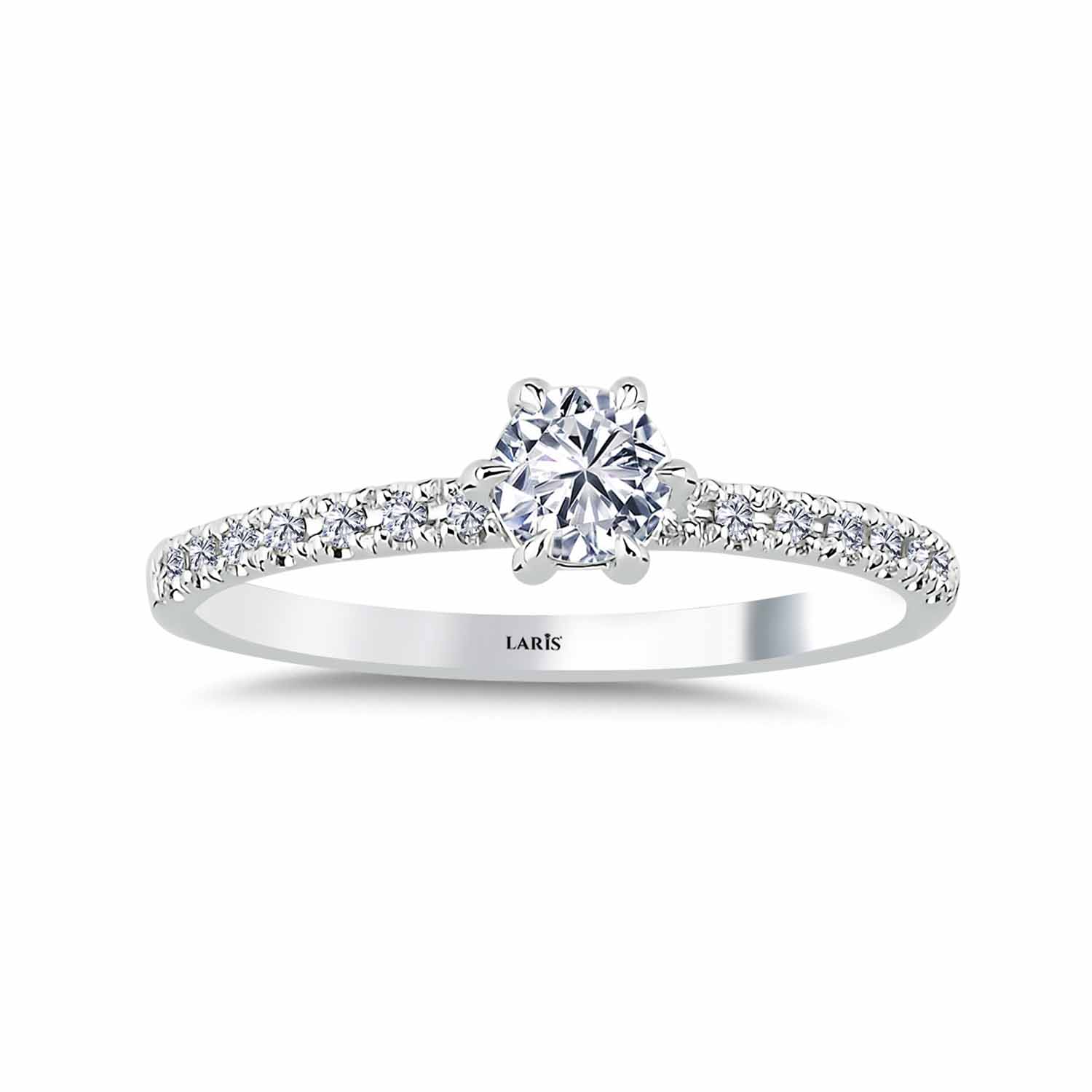 0,40 Karat Pırlanta Tiffany Tektaş Yüzük